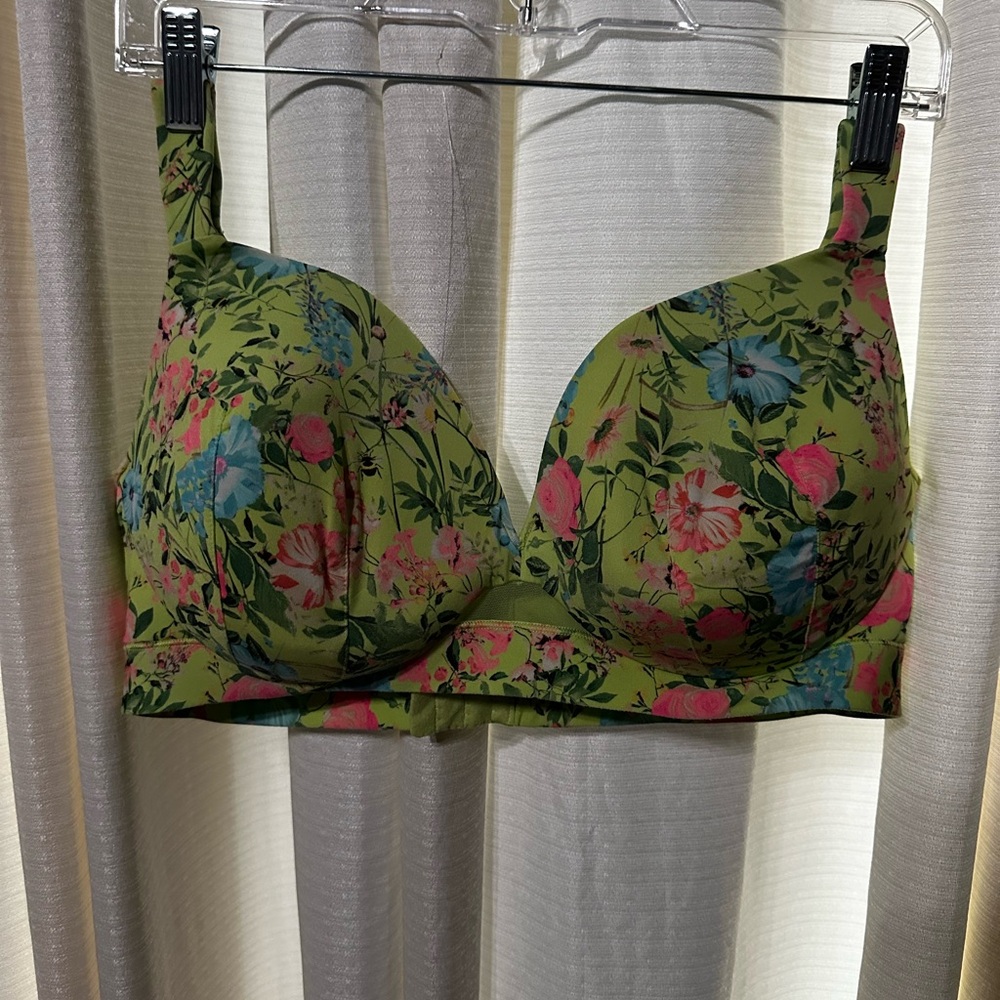 Floral Print Women's Bra